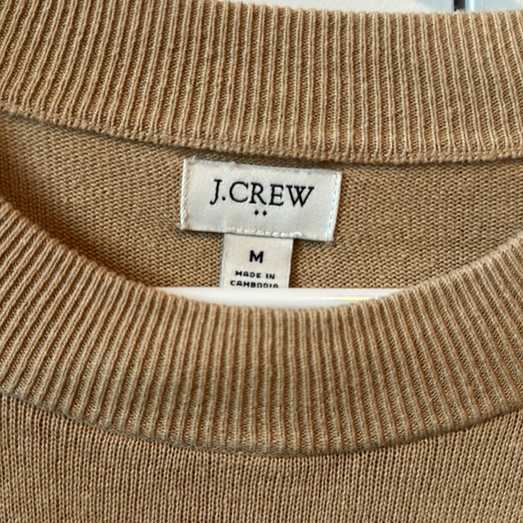 J.Crew factory tan cotton sweater - Picture 2 of 3